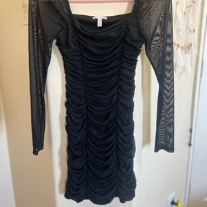 Leith black short dress